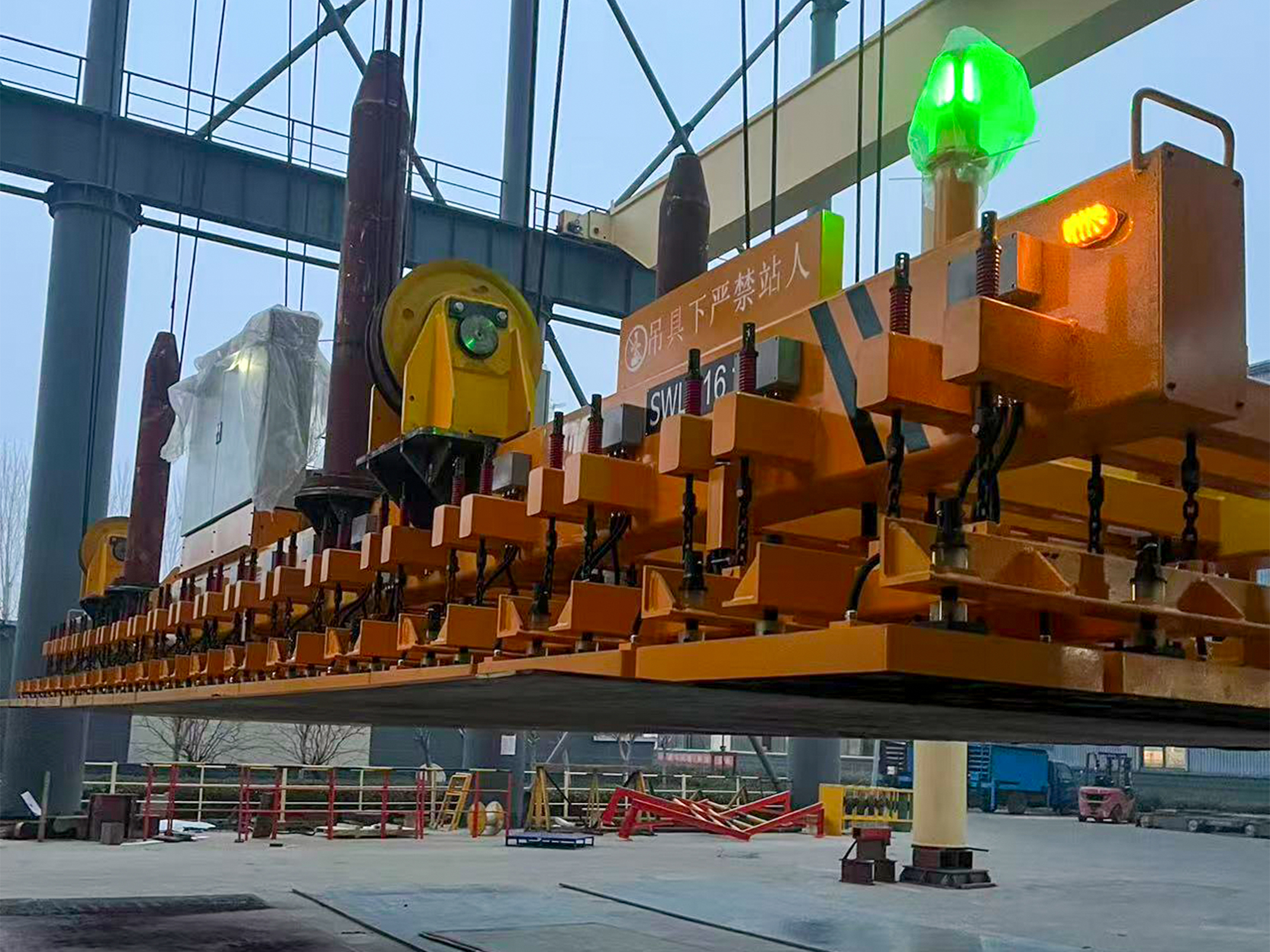 悍威磁电以电永磁技术赋能中建三局，破解钢结构激光切割上下料难题